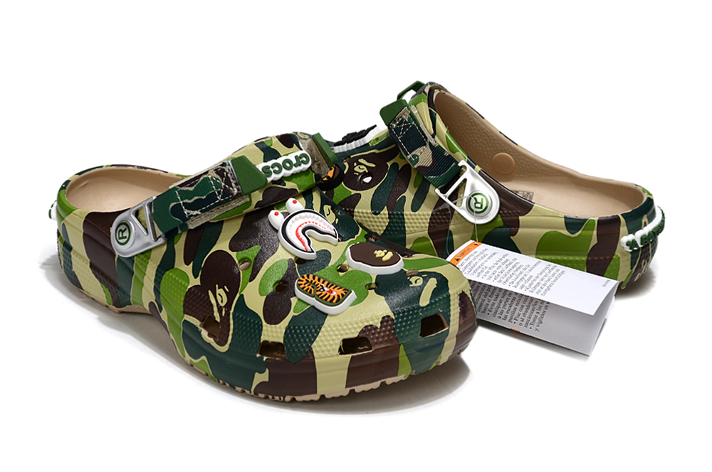 Crocs x A Bathing Ape Camouflage Slipper