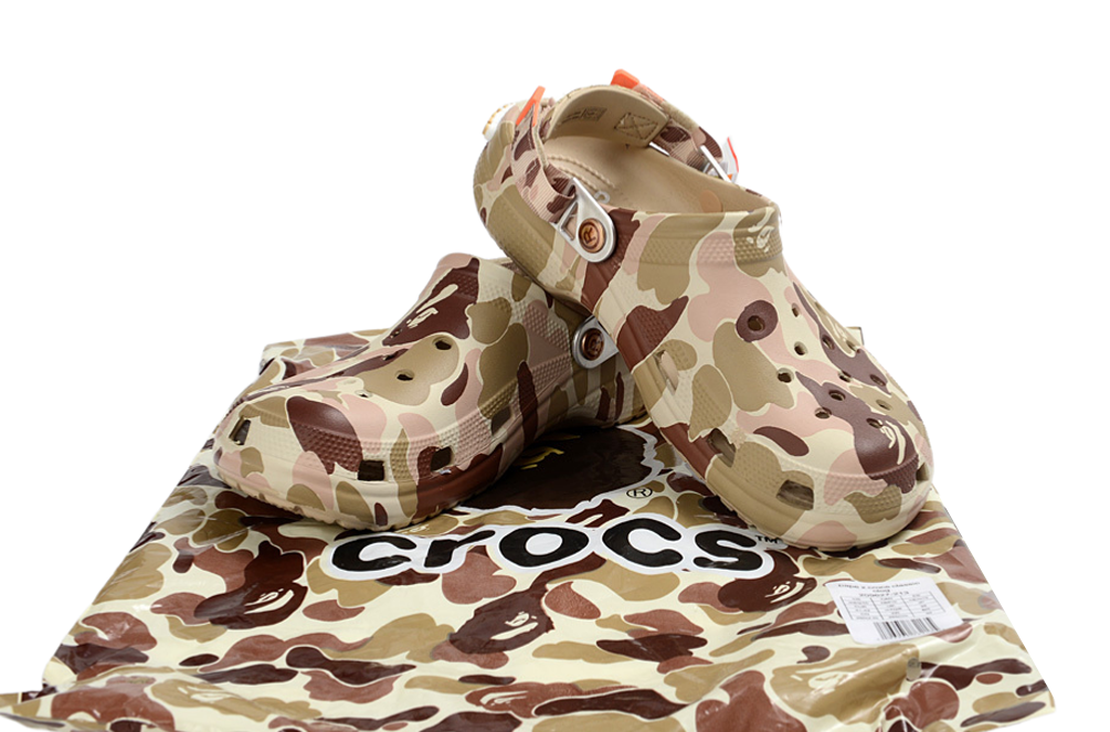 Crocs x A Bathing Ape Camouflage Slipper