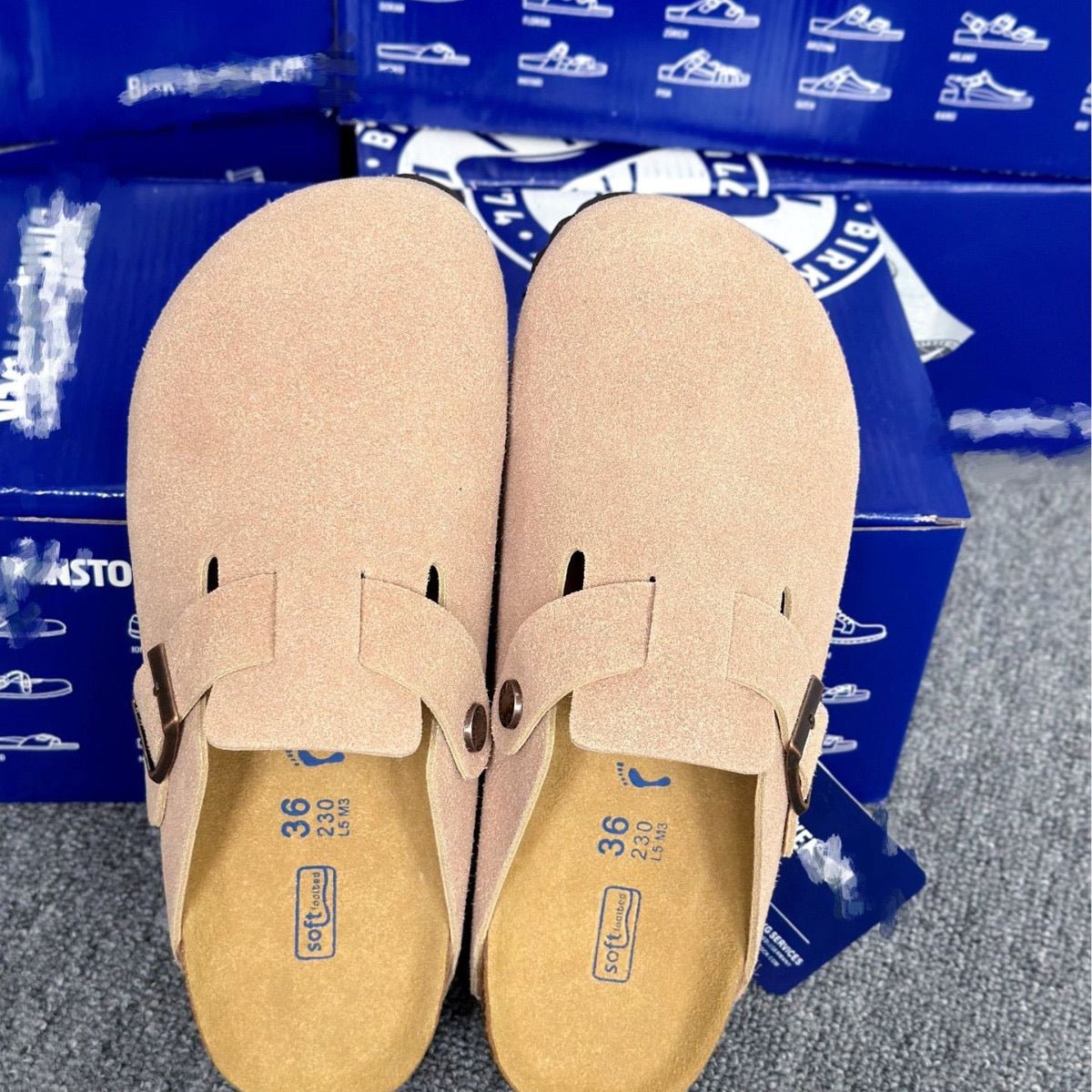 Thick-Soled Height-Increasing Birkenstock-Style Shoes for Women, 2025 Spring/Summer New Model, 27459