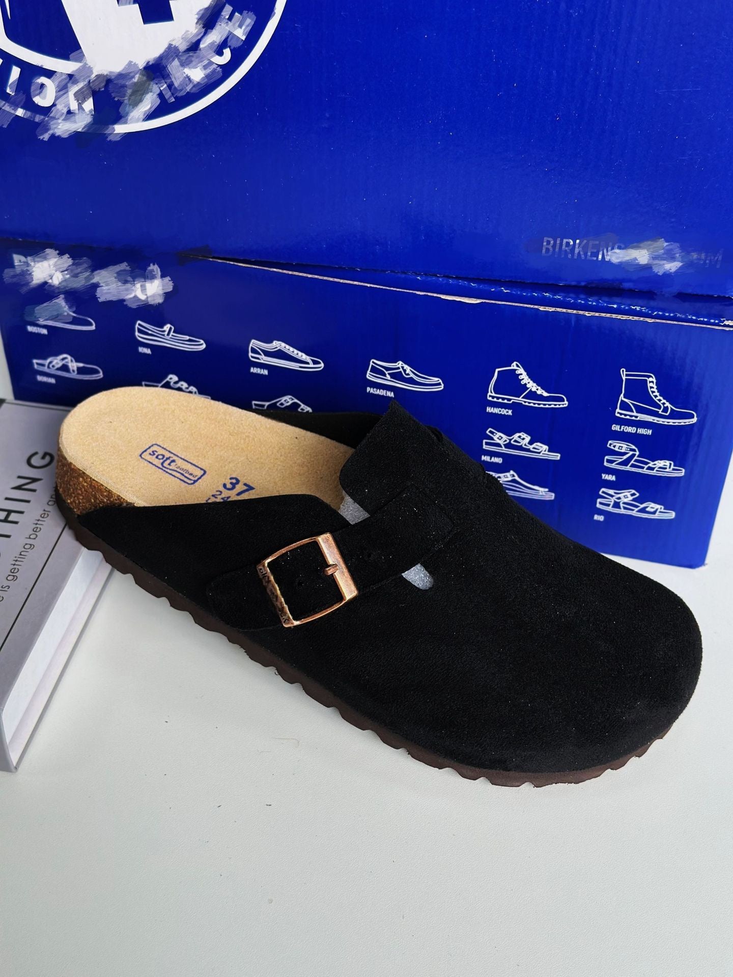 Thick-Soled Height-Increasing Birkenstock-Style Shoes for Women, 2025 Spring/Summer New Model, 27459