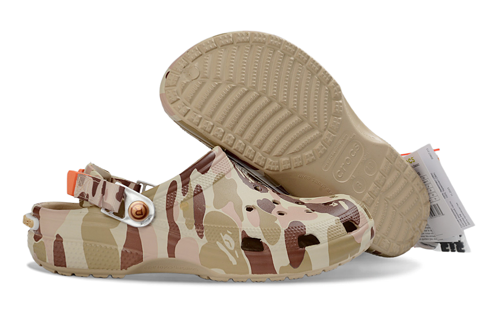 Crocs x A Bathing Ape Camouflage Slipper