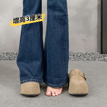 Thick-Soled Height-Increasing Birkenstock-Style Shoes for Women, 2025 Spring/Summer New Model, 27459