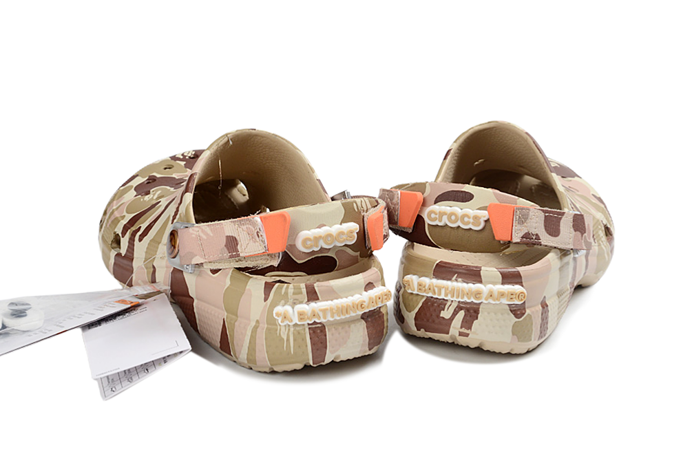 Crocs x A Bathing Ape Camouflage Slipper