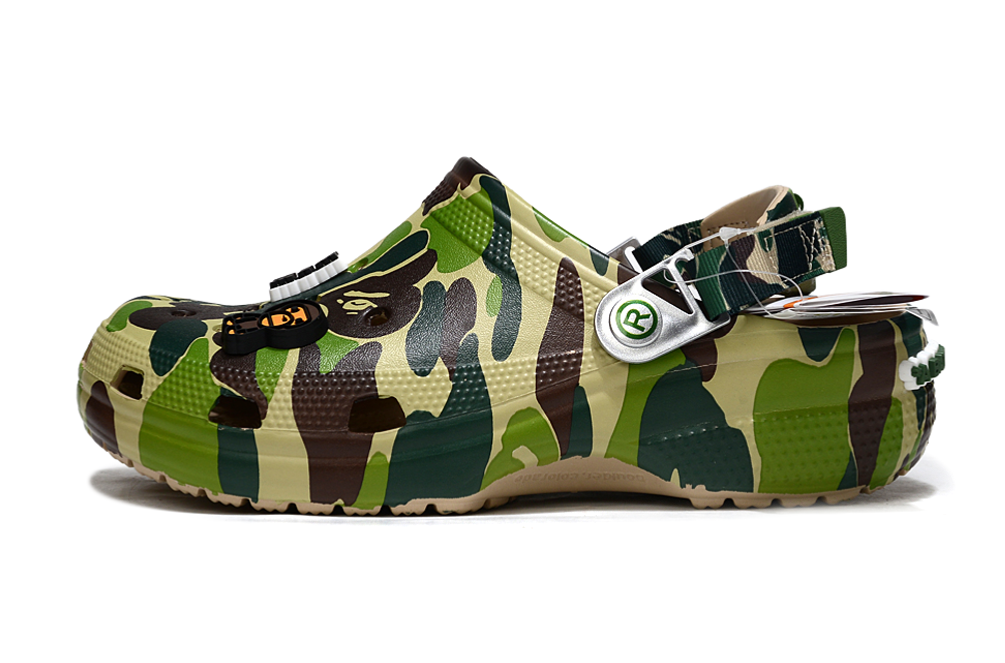 Crocs x A Bathing Ape Camouflage Slipper