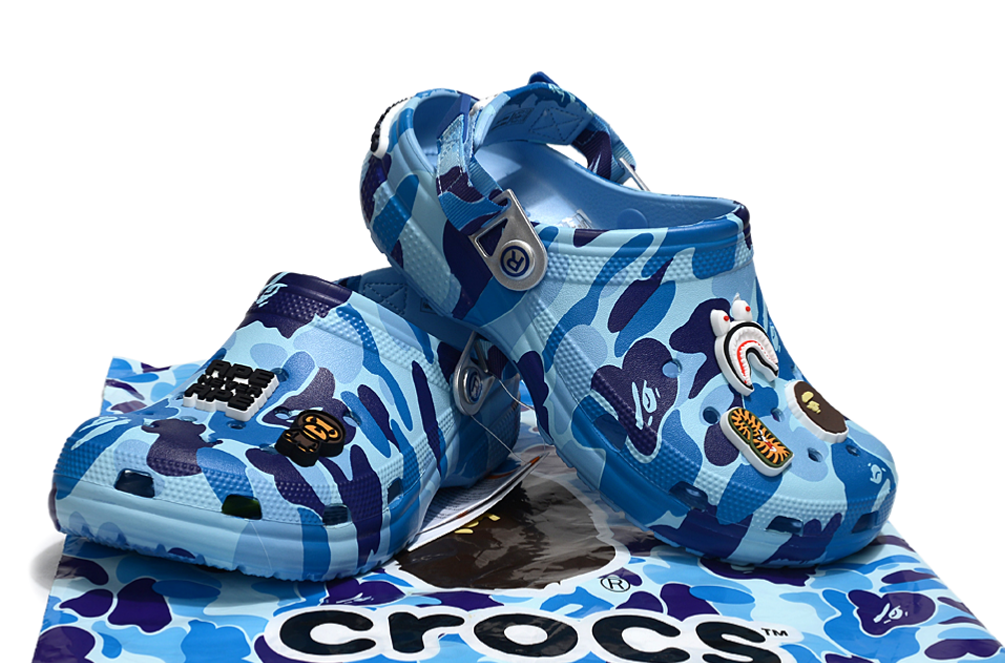 Crocs x A Bathing Ape Camouflage Slipper