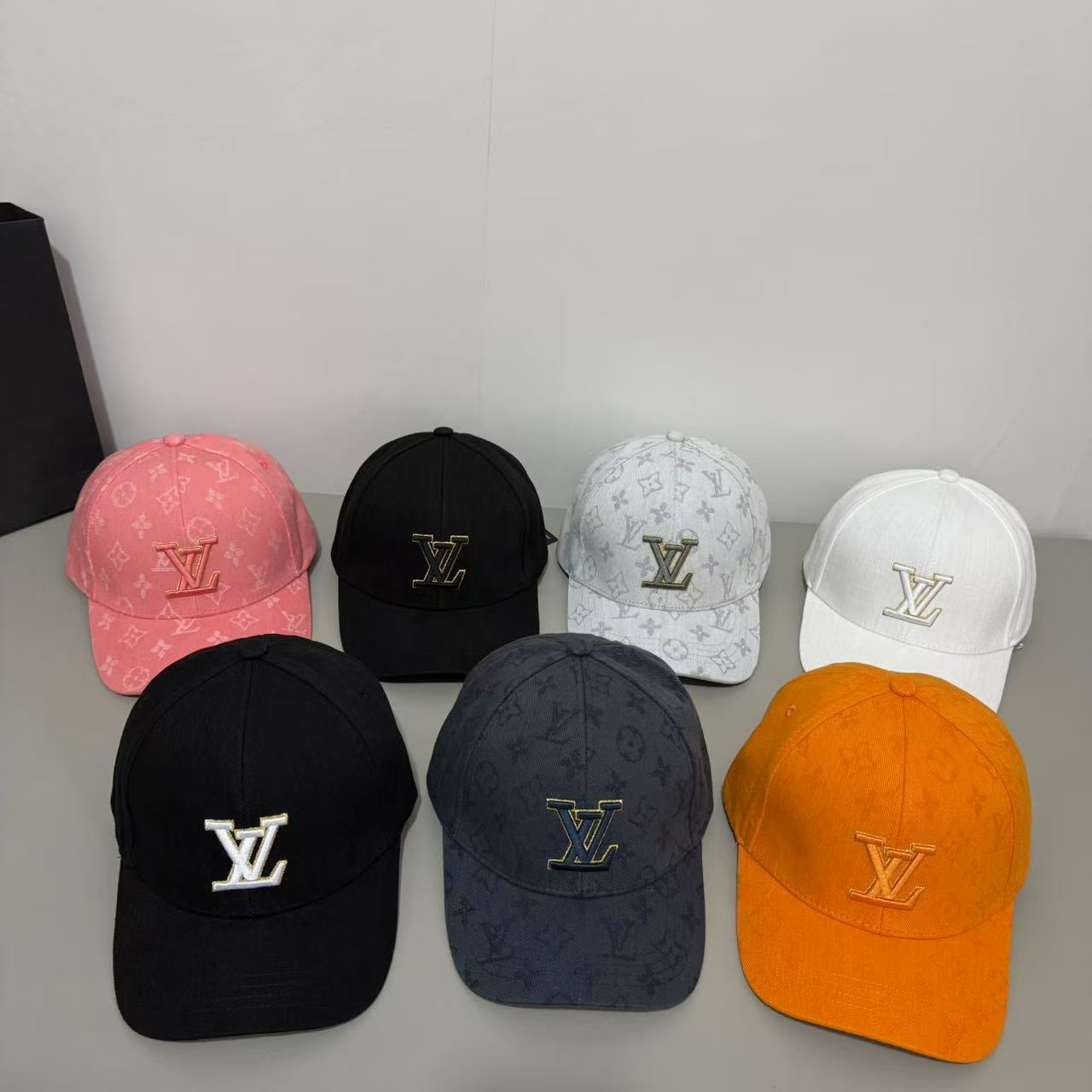 LV Logo Monogram Baseball Caps