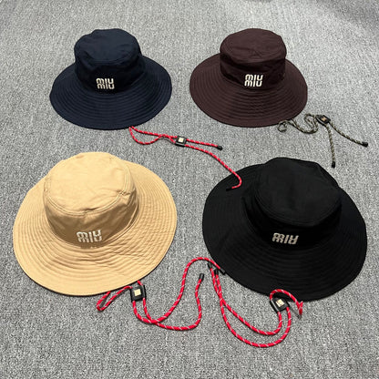 Miu Miu Logo Bucket Hat