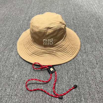 Miu Miu Logo Bucket Hat