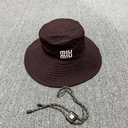 Miu Miu Logo Bucket Hat