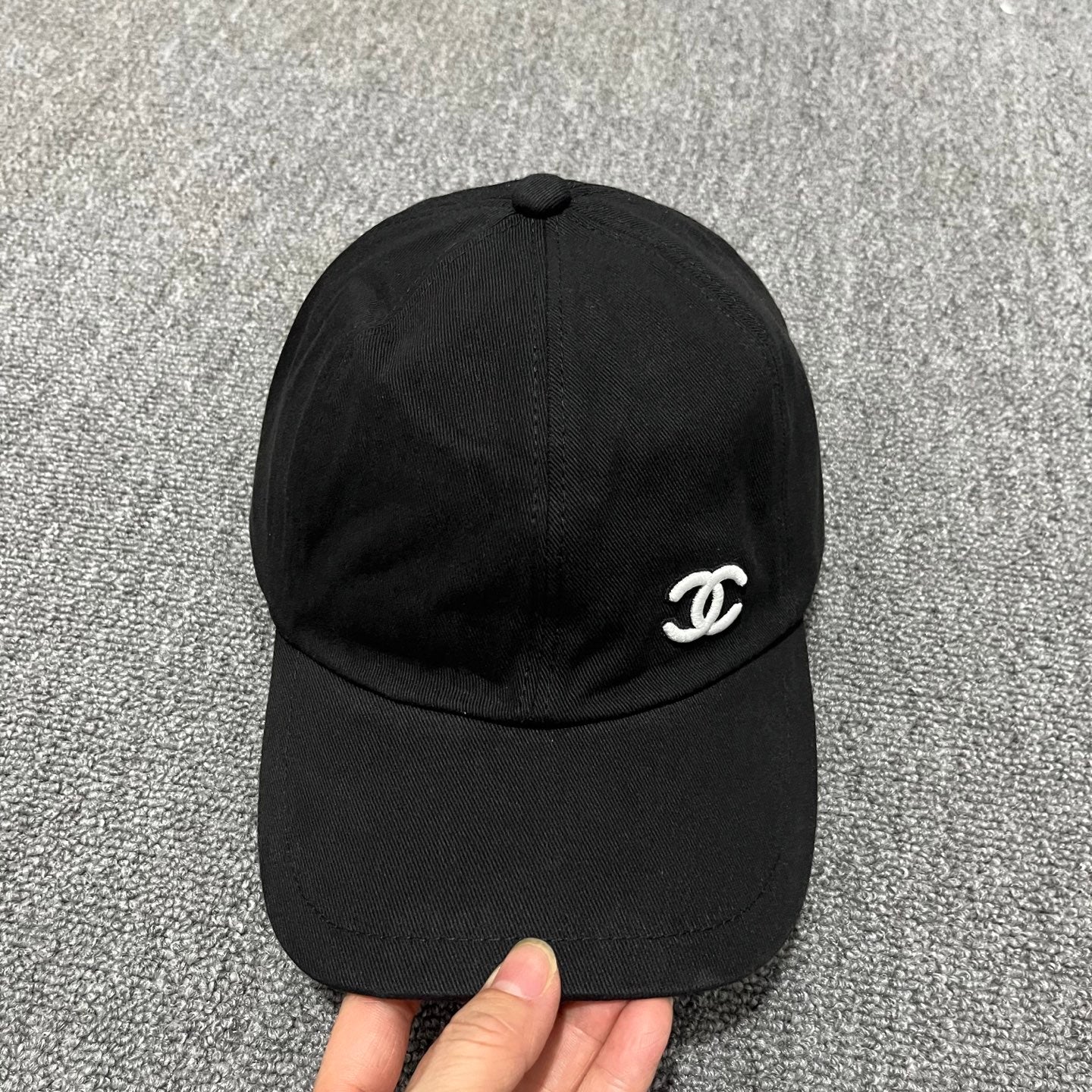Chanel CC Logo Baseball Cap