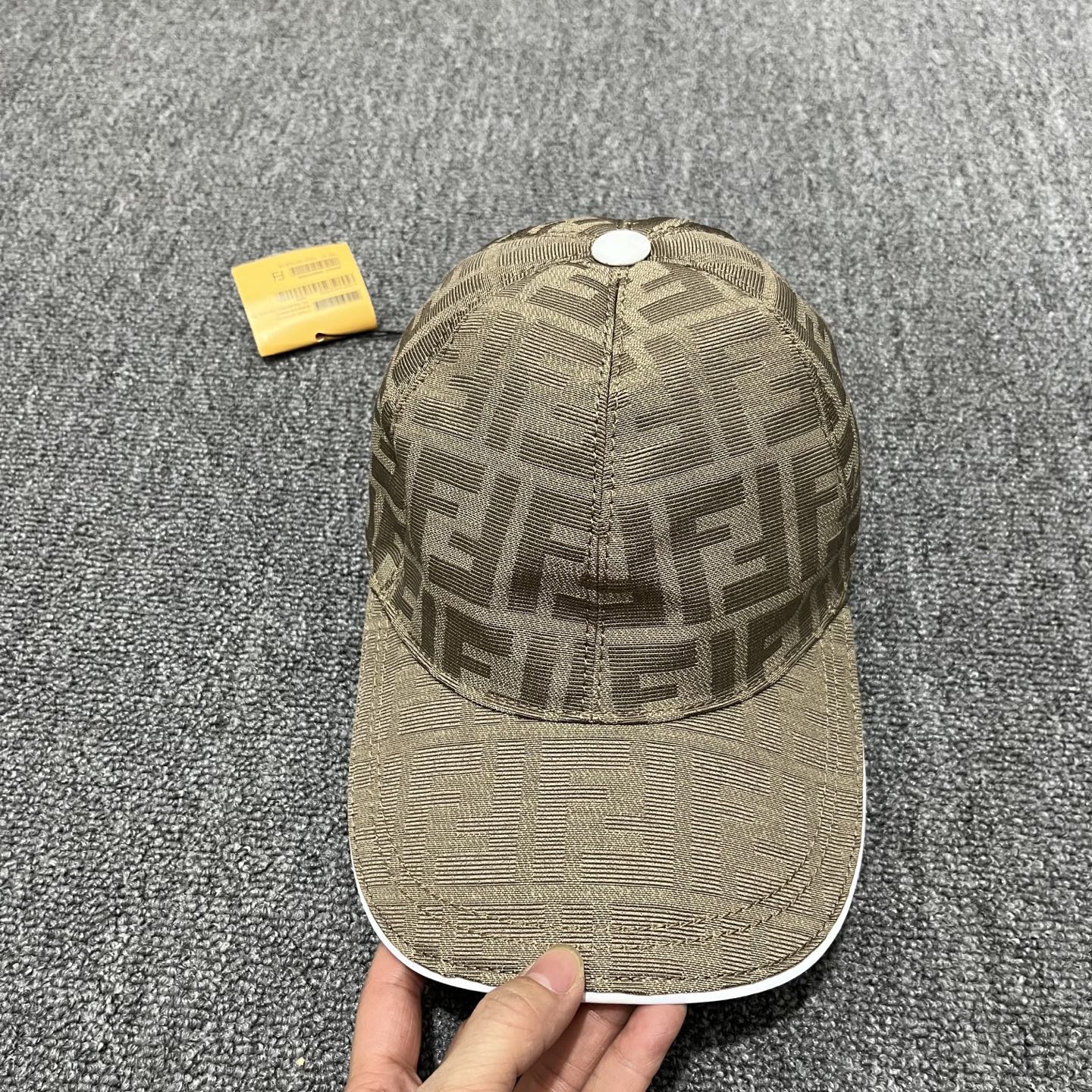 Fendi FF Zucca Monogram Baseball Cap