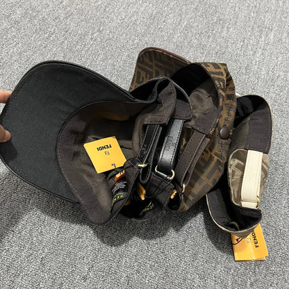 Fendi FF Zucca Monogram Baseball Cap