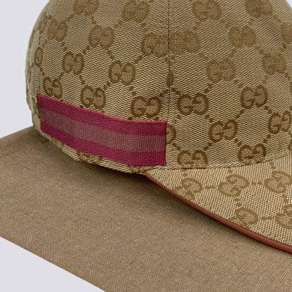 GG Canvas Hat with Web